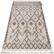 Tapis Rugsx Tapis BERBER TANGER B5940 crème et marron 80x150 cm