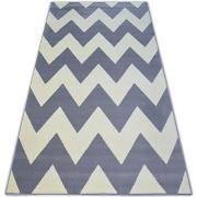 Tapis Rugsx Tapis BCF BASE ZICK 3963 ZIGZAG gris 140x190 cm