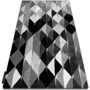 Tapis Rugsx Tapis INTERO PLATIN 3D Triangles gris 120x170 cm