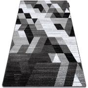 Tapis Rugsx Tapis INTERO TECHNIC 3D diamants triangles gris 160x220 cm