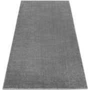 Tapis Rugsx Tapis SOFT 2485 plaine couleur unie gris 80x150 cm