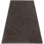 Tapis Rugsx Tapis SUPREME 51201070 shaggy 5cm marron foncé 60x115 cm