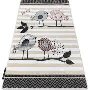 Tapis Rugsx Tapis PETIT BIRDS PETITS OISEAUX crème 120x170 cm