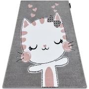 Tapis Rugsx Tapis PETIT KITTY chat, chaton gris 180x270 cm