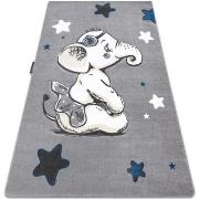 Tapis Rugsx Tapis PETIT ELEPHANT L'ÉLÉPHANT ÉTOILE gris 160x220 cm