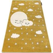 Tapis Rugsx Tapis PETIT MOON étoiles, des nuages or 180x270 cm