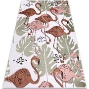 Tapis Rugsx Tapis FUN Flami pour enfants flamants roses 200x290 cm