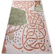 Tapis Rugsx Tapis FUN Honey pour enfants, ours, abeilles 160x220 cm