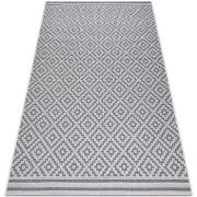 Tapis Rugsx Tapis EN CORDE SIZAL FLAT 48357/951 CARRÉS 120x170 cm