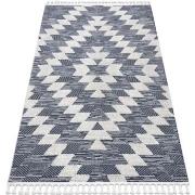 Tapis Rugsx Tapis SEVILLA Z250A diamants bleu / gris 140x190 cm