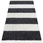 Tapis Rugsx Tapis UNION 4079 Rayures gris et crème 120x170 cm