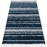 Tapis Rugsx Tapis UNION 4080 Rayures bleu et crème 200x290 cm