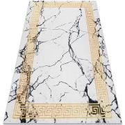 Tapis Rugsx Tapis lavable ANDRE 1126 Marbre, grec antidérapan 120x170 ...