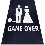 Tapis Rugsx Tapis lavable BAMBINO 2104 'Game over' mariage, 120x170 cm
