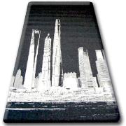 Tapis Rugsx TAPIS EN CORDE SIZAL FLOORLUX 20240 noir 200x290 cm