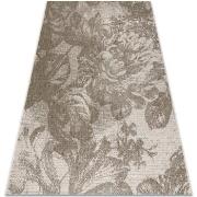 Tapis Rugsx TAPIS EN CORDE SIZAL FLOORLUX 20491 FLEURS 200x290 cm