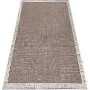 Tapis Rugsx TAPIS EN CORDE SIZAL FLOORLUX 20401 Cadre 160x230 cm