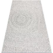 Tapis Rugsx Tapis SIZAL FLAT 48832367 Cercles, points crème 160x230 cm