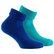 Chaussettes enfant Kindy Lot de 2 paires de Socquettes Revers en acryl...