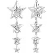 Boucles oreilles Sc Crystal B3360-ARGENT