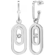 Boucles oreilles Sc Crystal B3339-ARGENT