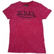 Debardeur Von Dutch T-shirt homme bordeaux -