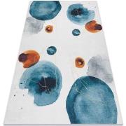 Tapis Rugsx Tapis lavable ANDRE 1112 Abstraction antidérapant 80x150 c...