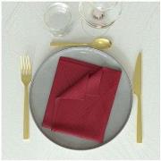 Serviettes de table Soleil D'Ocre LUXURY ROUGE