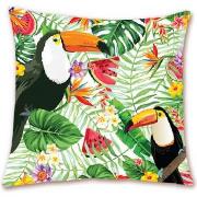 Housses de coussins Sud Trading Housse pour Coussin à garnir TOUCAN