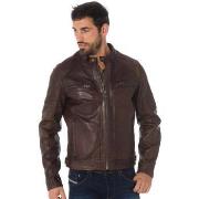 Veste Daytona COLLINS LAMB PAOLO DARK COGNAC