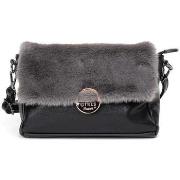 Sac Bandouliere Girls Power Sac pochette FIBY - Noir / fourrure synthé...