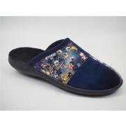 Chaussons Fargeot biravel mules femme marine