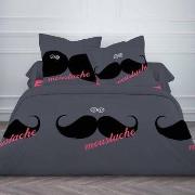 Parures de lit Lefebvre-Textile Parure de lit Moustache 240 x 220 cm