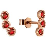 Boucles oreilles Mademoiselle Jolie Paris XAVIER clous trio de pierres...