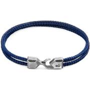 Bracelets Anchor &amp; Crew Bracelet Cromer Argent Et Corde