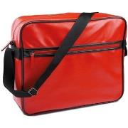 Sac Bandouliere Asiaa Sac Messenger en polyvinyle Rouge