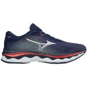 Chaussures Mizuno CHAUSSURES WAVE SKY - PEACOAT/SILVER/IGNITIONRED - 5...