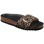 Sandales Scholl KATHLEEN Printed Leopard LEATHER