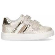 Baskets enfant Tommy Hilfiger LOW CUT VELCRO SNEAKER IVOIRE/PLATINE