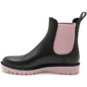 Bottes Verbenas GAUDI PLUIE Femme Gaudi Mate Black Rosa