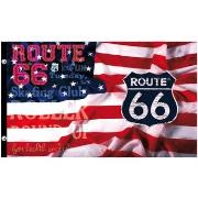 Tableaux, toiles Sud Trading Drapeau Route 66