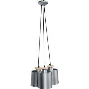 Lustres, suspensions et plafonniers Tosel Lustre grappe métal aluminiu...