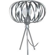 Lampes de bureau Tosel Lampe a poser ronde métal aluminium