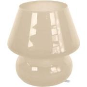 Lampes de bureau Tosel Lampe de chevet champignon verre Beige