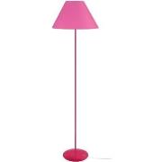 Lampadaires Tosel Lampadaire droit métal rose