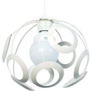 Lustres, suspensions et plafonniers Tosel Suspension globe métal blanc...