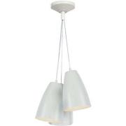 Lustres, suspensions et plafonniers Tosel Lustre grappe métal blanc d'...