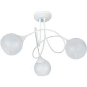 Lustres, suspensions et plafonniers Tosel Lustre multi bras métal blan...