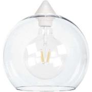 Lustres, suspensions et plafonniers Tosel Suspension globe verre blanc...