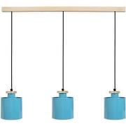 Lustres, suspensions et plafonniers Tosel Lustre bar métal bleu